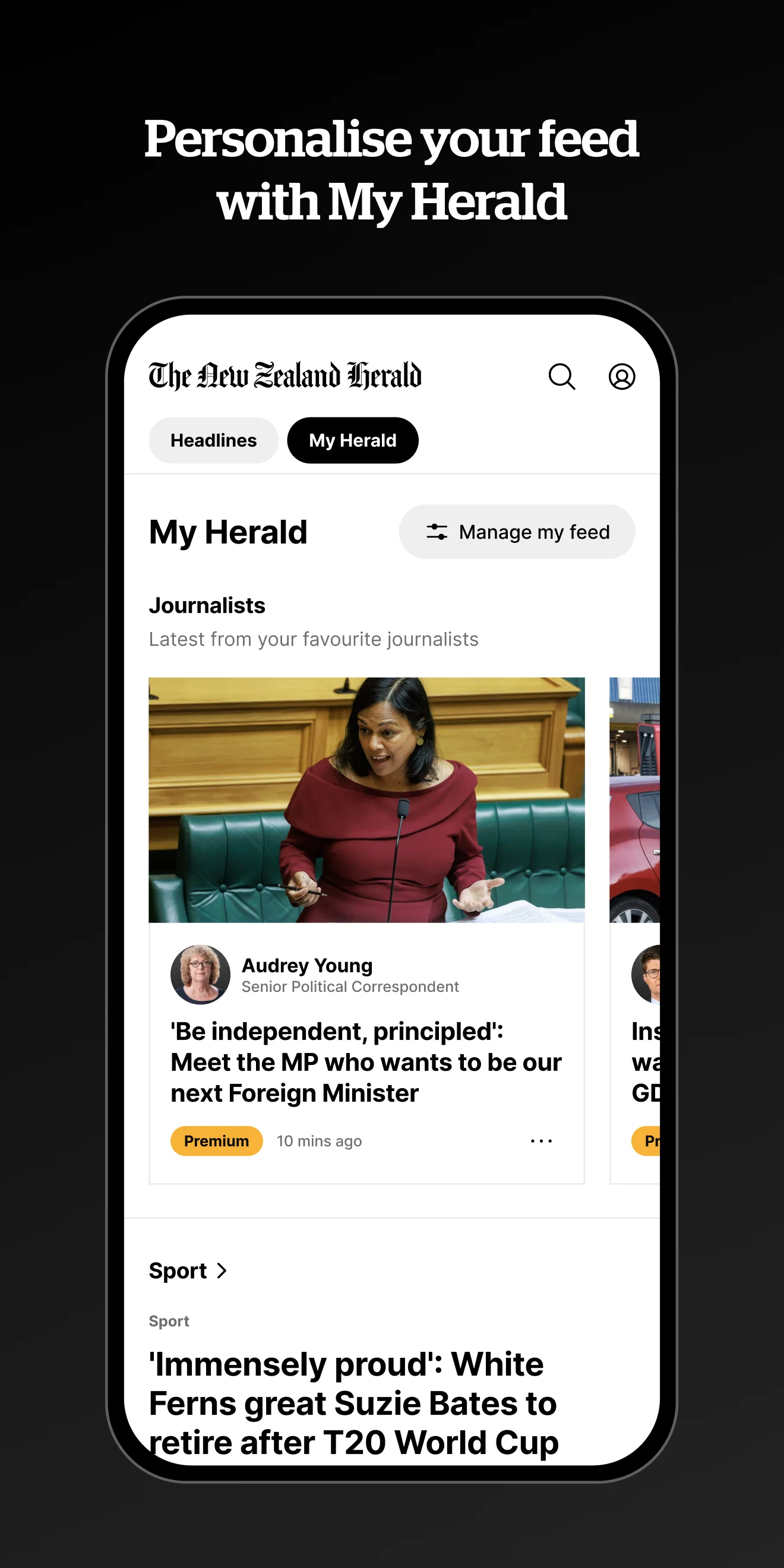 NZ Herald News screenshot